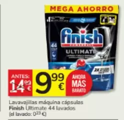 Finish - Lavavajillas Máquina Capsulas Ultimate 44 Lavados