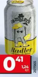 Dia Ramblers - Cerveza Radler Con Zumo De Limón (3%) Lata 33 Cl
