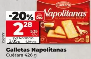 Cuétara - Galletas Napolitanas