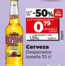 Desperados - Cerveza Botella 33 Cl