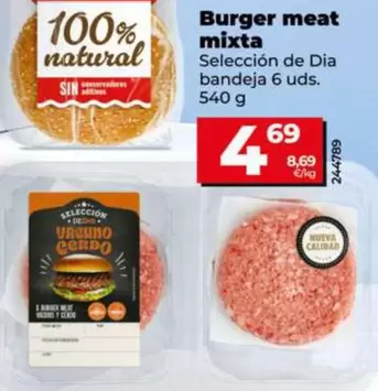 Seleccion De Dia - Burger Meat Mixta 