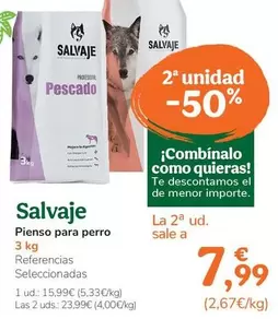 Salvaje - Pienso Para Perro