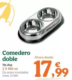 Tk Pet - Comedero Doble