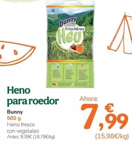 Bunny Nature - Heno Para Roedor 