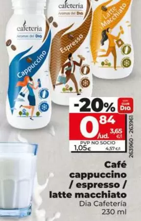 Dia Cafetería - Cafe Cappuccino/Espresso/Café Latte Macchiato  
