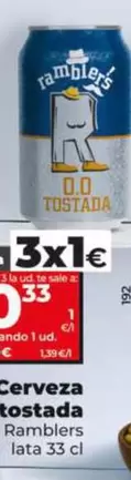 Dia Ramblers - Cerveza 0,0 Tostada 