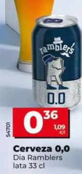 Dia Ramblers - Cerveza 0,0 