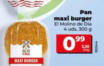 El Molino De Dia - Pan Maxi Burger 