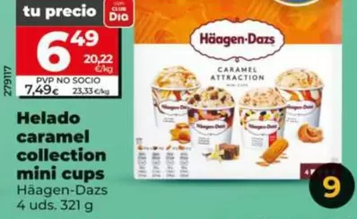 Häagen-Dazs - Helado Caramel Collection Mini Cups 