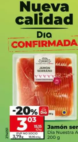 Dia Nuestra Alacena - Jamón Serrano 