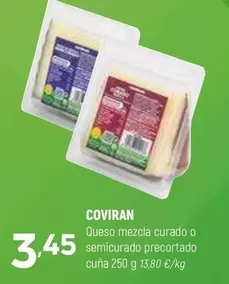 coviran - Queso Mezcla Curado O Semicurado Precortado Cuña