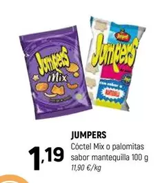 Jumpers - Coctel Mix O Palomitas Sabor Mantequilla