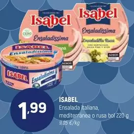 Isabel - Ensalada Italiana, Mediterranea O Rusa Bol