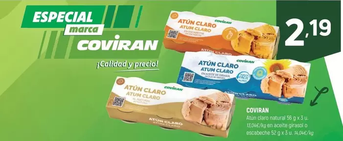 coviran - Atun Claro En Aceite De Oliva