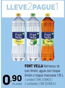 Font Vella - Refresco Te Con Limon