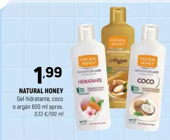 Natural Honey - Gel Hidratante