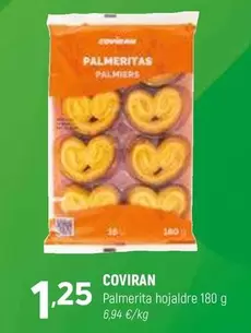 coviran - Palmeritas Hojaldre