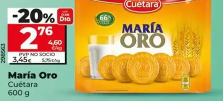 Cuétara  - María Oro