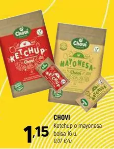 chovi - Ketchup O Mayonesa Bolsa