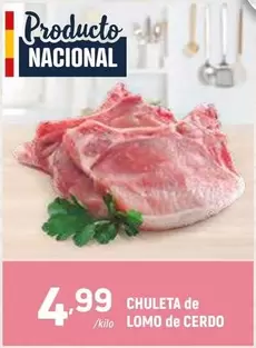Chuleta De Lomo De Cerdo