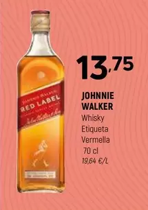 Johnnie Walker - Whisky Etiqueta Vermella