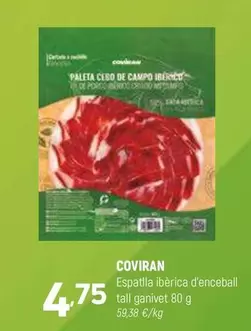 coviran - Espatlla Iberica D'enceball Tall Ganivet