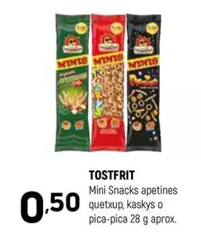 Mini Snacks Apetines Quetxup, Kaskys O Pica-pica
