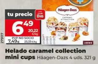Häagen-dazs - Helado Caramel Collection Mini Cups  4 Uds. 321 G
