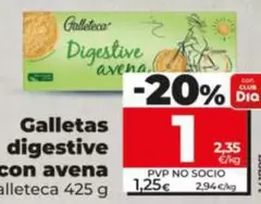 Dia Galleteca - Galletas Digestive Con Avena 425 G