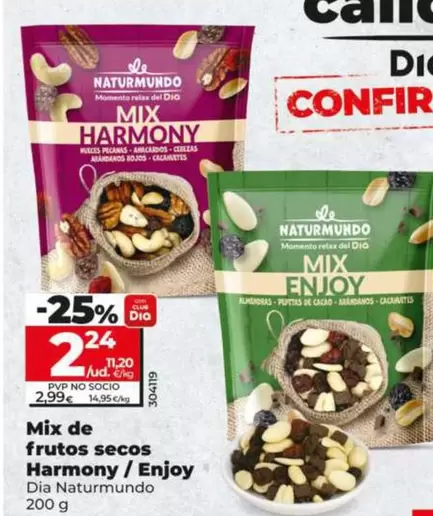 Dia Naturmundo - Mix De Frutos Secos Harmony / Enjoy 