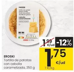 Eroski - Tortilla De Patatas Con Cebolla Caramelizada