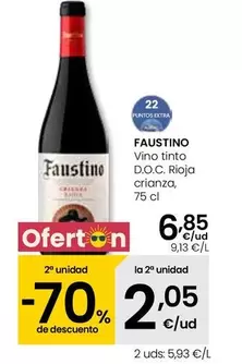 Faustino - Vino Tinto D.O.C. Rioja Crianza