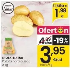 Eroski Natur - Patata Para Guisar