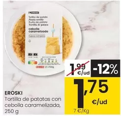 Eroski - Tortilla De Patatas Con Cebolla Caramelizada