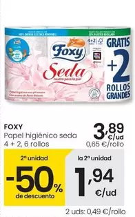 Foxy - Papel Higienico Seda