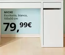 Micke - Escritorio, Blanco