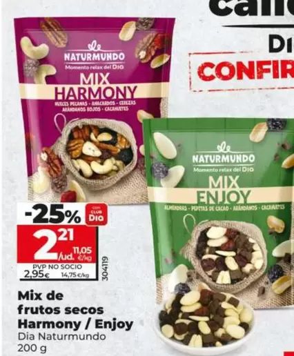 Dia Naturmundo - Mix De Frutos Secos Harmony / Enjoy 