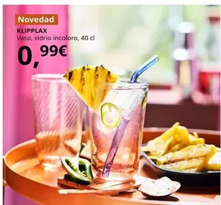 Klipplax - Vaso, Vidrio Incoloro