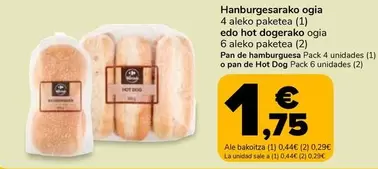Pan De Hamburguesa O Pan De Hot Dog