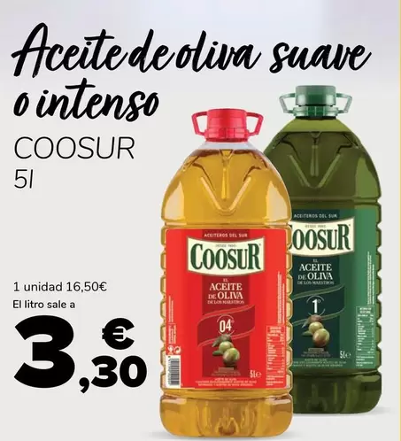 Coosur - Aceite De Oliva Suave O Intenso