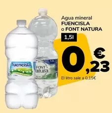 Fuencisla - Agua Mineral O Front Natura