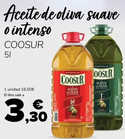 Coosur - Aceite De Oliva Suave O Intenso