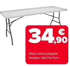 Mesa Resina Plegable
