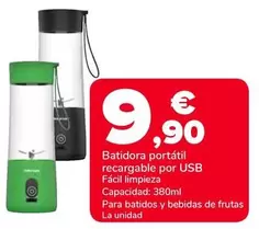 Batidora Portatil Recargable Por Usb
