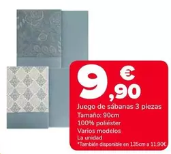 Juego De Sábanas 3 Piezas