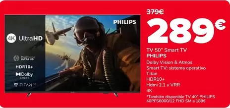 Philips - Tv 50" Smart Tv