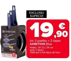 Ambition - Joc 3 Paelles + 2 Tapes