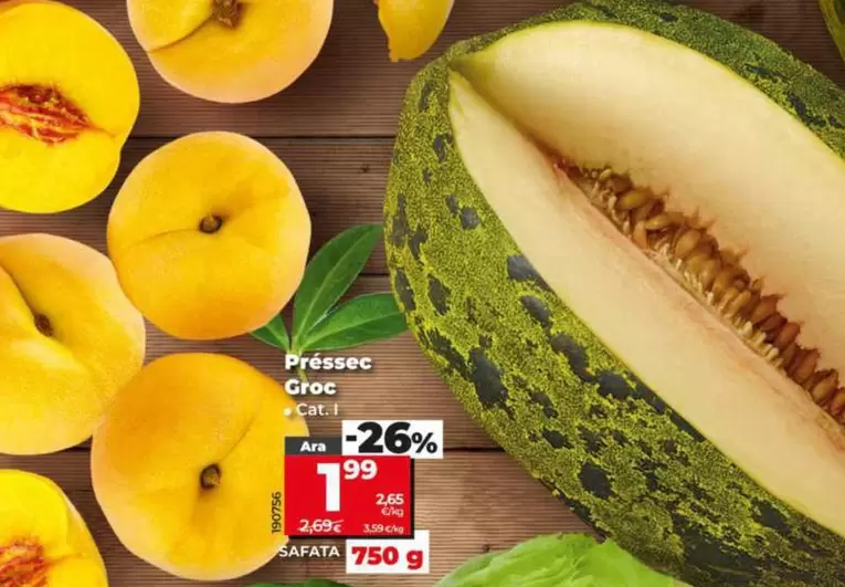 Melocotón Amarillo 