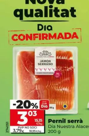 Dia Nuestra Alacena - Jamón Serrano 