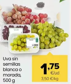 Uva Sin Semillas Blanca O Morada